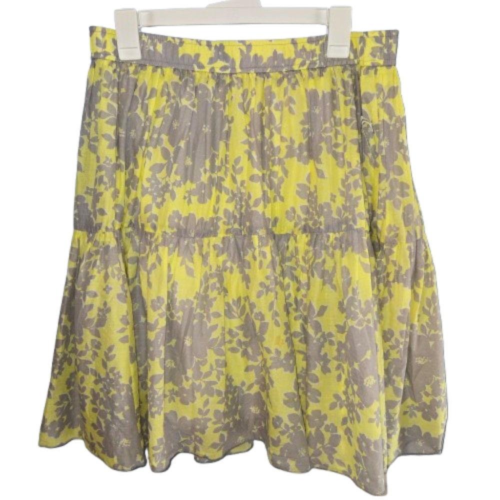 Old Navy Cotton Floral Layered Skirt-FLAW